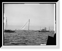 Shamrock I with broken topmast, Vintage Wall Art