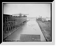 Str. Simon J. Murphy on the ways, Historic Print