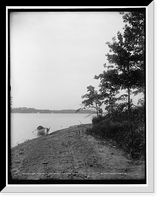 View from Prismatic Point, Lake Orion, Mich. Classic, Antique Wall Art