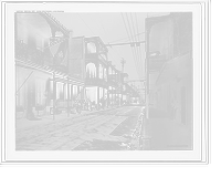Historic Framed Print, Royal St., New Orleans, Louisiana,  17-7/8" x 21-7/8"