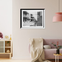 Historic Framed Print, Royal St., New Orleans, Louisiana,  17-7/8" x 21-7/8"