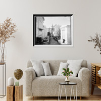 Historic Framed Print, Old St. Louis Cemetery, New Orleans, La.,  17-7/8" x 21-7/8"