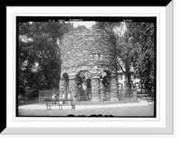 Historic Framed Print, Exterior, Old Mill, Newport,  17-7/8" x 21-7/8"