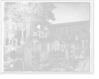 Historic Framed Print, Old cemetery, St. Michael's, Charleston, S.C.,  17-7/8" x 21-7/8"