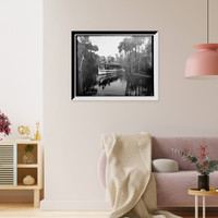 Historic Framed Print, Princess Issena near Tomoka landing, Ormond, Fla.,  17-7/8" x 21-7/8"