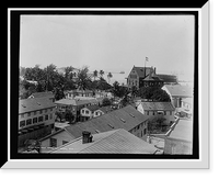 Historic Framed Print, View from hotel, Key West, Fla.,  17-7/8" x 21-7/8"
