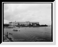 Hotel Royal Palm from the bay, Miami, Fla, Antique Poster