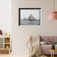 Mayflower & Indra, Antique Print