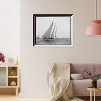 Historic Framed Print, Start of the schooners, N.Y.Y.C. cruise,  17-7/8" x 21-7/8" Historic Framed Print, Start of the schooners, N.Y.Y.C. cruise,  17-7/8" x 21-7/8"