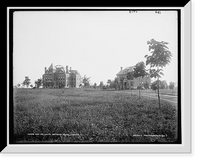 Historic Framed Print, Odd Fellow's orphans' home, Lincoln, Ill.,  17-7/8" x 21-7/8"