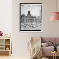The Campus Martius, Detroit - 4 Classic, Vintage Poster