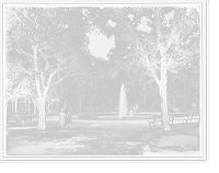 Historic Framed Print, Cass Park, Detroit,  17-7/8" x 21-7/8"