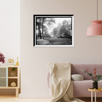 Historic Framed Print, Lenk's Park, Toledo,  17-7/8" x 21-7/8"