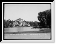 Historic Framed Print, Skating pavilion, Belle Isle [Park], Detroit - 2,  17-7/8" x 21-7/8"