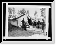 Hotel tent, Grand Canyon stage road, Arizona, Vintage Poster