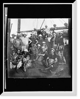 U.S.S. Yankee, crew after 48 hours coaling, Historic Print
