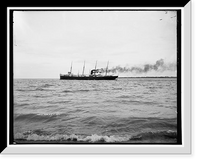 Historic Framed Print, Str. E.P. Wilbur,  17-7/8" x 21-7/8"