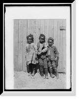 Historic Framed Print, Two Jacks and a Jill,  17-7/8" x 21-7/8"