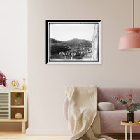 Native women coaling ships with baskets Classic, Historic Print