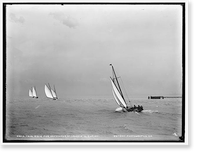 Trial race for defender of Canada's Cup, 1901 Classic, Historic Reproduction
