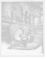 Historic Framed Print, Staircase in the Capitol, Albany, N.Y. - 2,  17-7/8" x 21-7/8"
