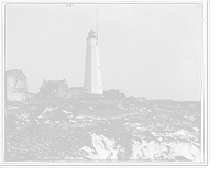Historic Framed Print, Light House Point, New Haven,  17-7/8" x 21-7/8"