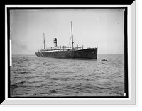 Historic Framed Print, Putting pilot aboard Str. Noordam,  17-7/8" x 21-7/8"