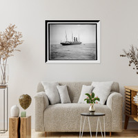 Historic Framed Print, Str. Philadelphia dropping her pilot,  17-7/8" x 21-7/8"