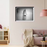 Historic Framed Print, Pilot boat No. 8 - 2,  17-7/8" x 21-7/8"