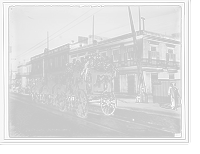 Historic Framed Print, Funeral car, Havana, Cuba,  17-7/8" x 21-7/8"