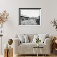 Historic Framed Print, Slaughter house, Caracas, Venezuela,  17-7/8" x 21-7/8"