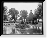 Historic Framed Print, [Waukesha, Wisconsin, Bethesda Springs],  17-7/8" x 21-7/8"