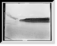 Historic Framed Print, Mackinac Island from Round Island - 4,  17-7/8" x 21-7/8" Historic Framed Print, Mackinac Island from Round Island - 4,  17-7/8" x 21-7/8"