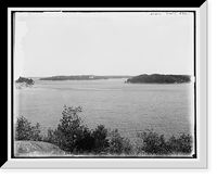 Robbin's Farm, Round Island, N.Y, Vintage Print