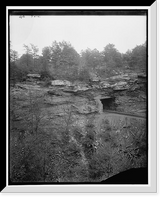 Historic Framed Print, Nay Aug tunnel, Scranton, Pa. - 2,  17-7/8" x 21-7/8"