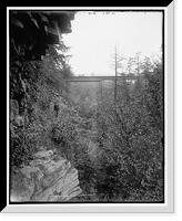 Historic Framed Print, Nay Aug tunnel, Scranton, Pa. - 3,  17-7/8" x 21-7/8"