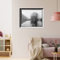 Historic Framed Print, Chemung River near Elmira, N.Y. - 2,  17-7/8" x 21-7/8"