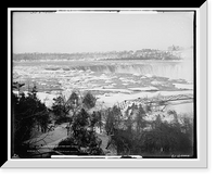 Historic Framed Print, Horseshoe Falls from Goat Island, Niagara, N.Y. - 2,  17-7/8" x 21-7/8"