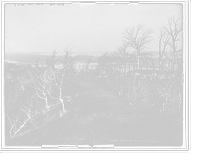 General view of battle ground, Vicksburg, Mississippi, Vintage Print