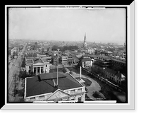 Charleston, S.C., general view from St. Michael's Church, Antique Print