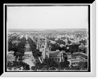Historic Framed Print, [Madison, Wis., panorama from Capitol dome] - 8,  17-7/8" x 21-7/8"