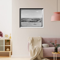 Historic Framed Print, The White Mountains from Poland Spr[ings], South Poland, Maine,  17-7/8" x 21-7/8"