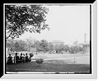 Historic Framed Print, A View of the campus, U. of M., Ann Arbor, Michigan - 2,  17-7/8" x 21-7/8"