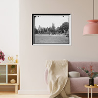 Historic Framed Print, [Smith College, Annex No. 1 and music hall, Northampton, Mass.],  17-7/8" x 21-7/8"