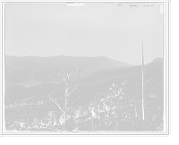 Historic Framed Print, The Presidential Range from Mt. Echo, White Mountains,  17-7/8" x 21-7/8"