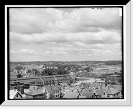 Historic Framed Print, View from western promenade, Portland, Me.,  17-7/8" x 21-7/8"