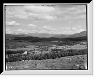 View from Crufts Ledge, Bethlehem, White Mountains - 3 Classic, Antique Print