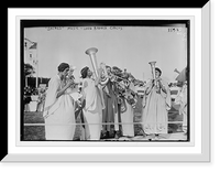 Historic Framed Print, Musicians playing "sacred" music, Society Circus, Long Branch,  17-7/8" x 21-7/8"