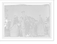 Historic Framed Print, Musicians playing "sacred" music, Society Circus, Long Branch,  17-7/8" x 21-7/8"