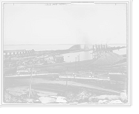 Historic Framed Print, Ore and coal docks, Erie, Pa. - 3,  17-7/8" x 21-7/8"